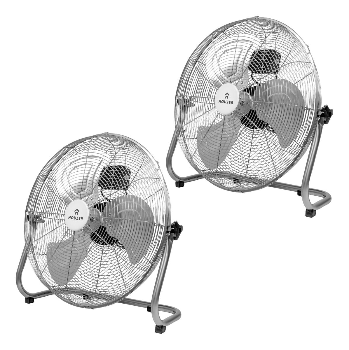 Kit Set 2 Ventiladores Piso Pared 23&