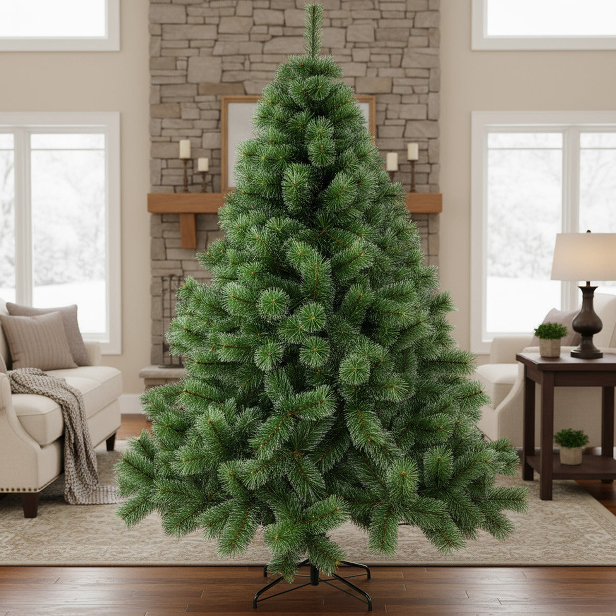 Arbol Navidad Pino Navideño Punta Aguja Escoces 1.60m