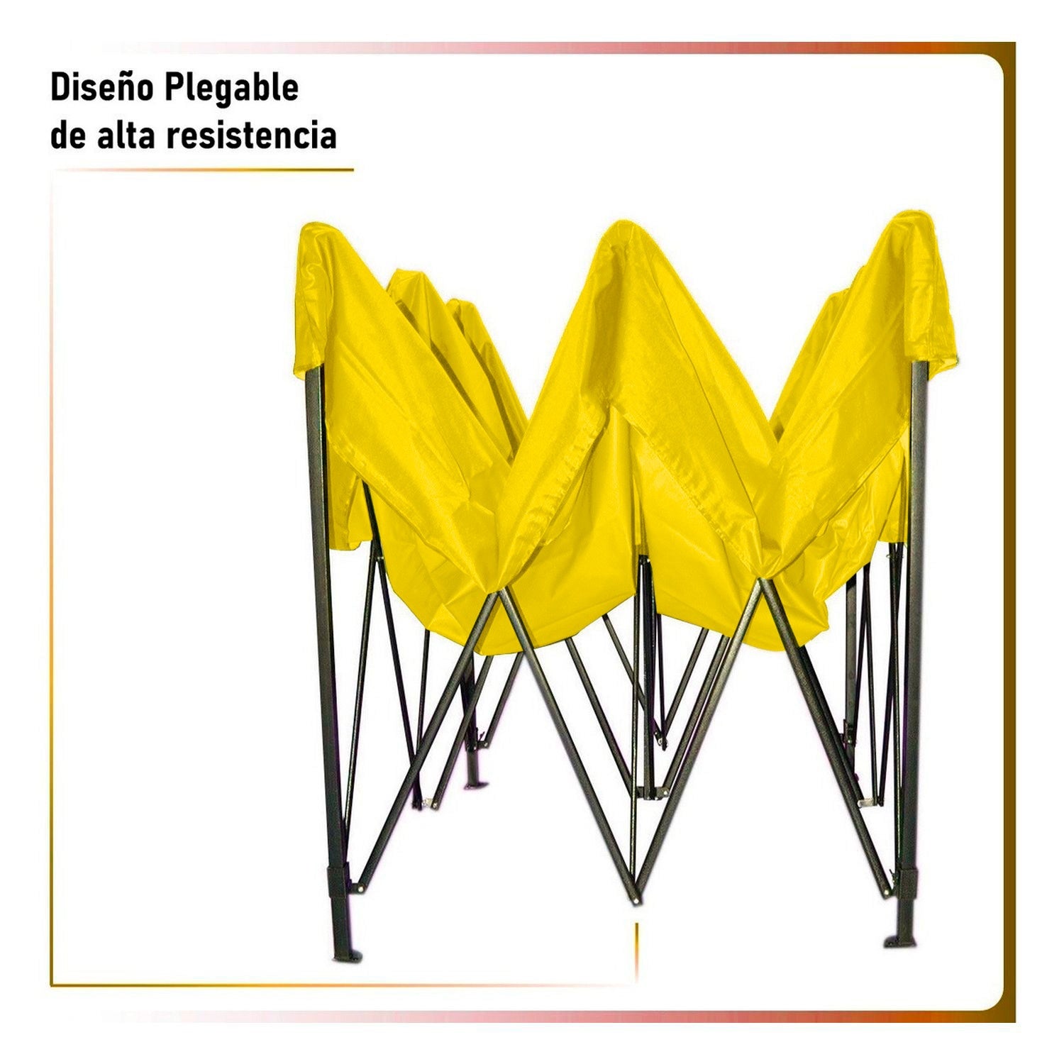 Carpa Toldo 3x3 Reforzado Plegable Impermeable Jardin 3 X 3