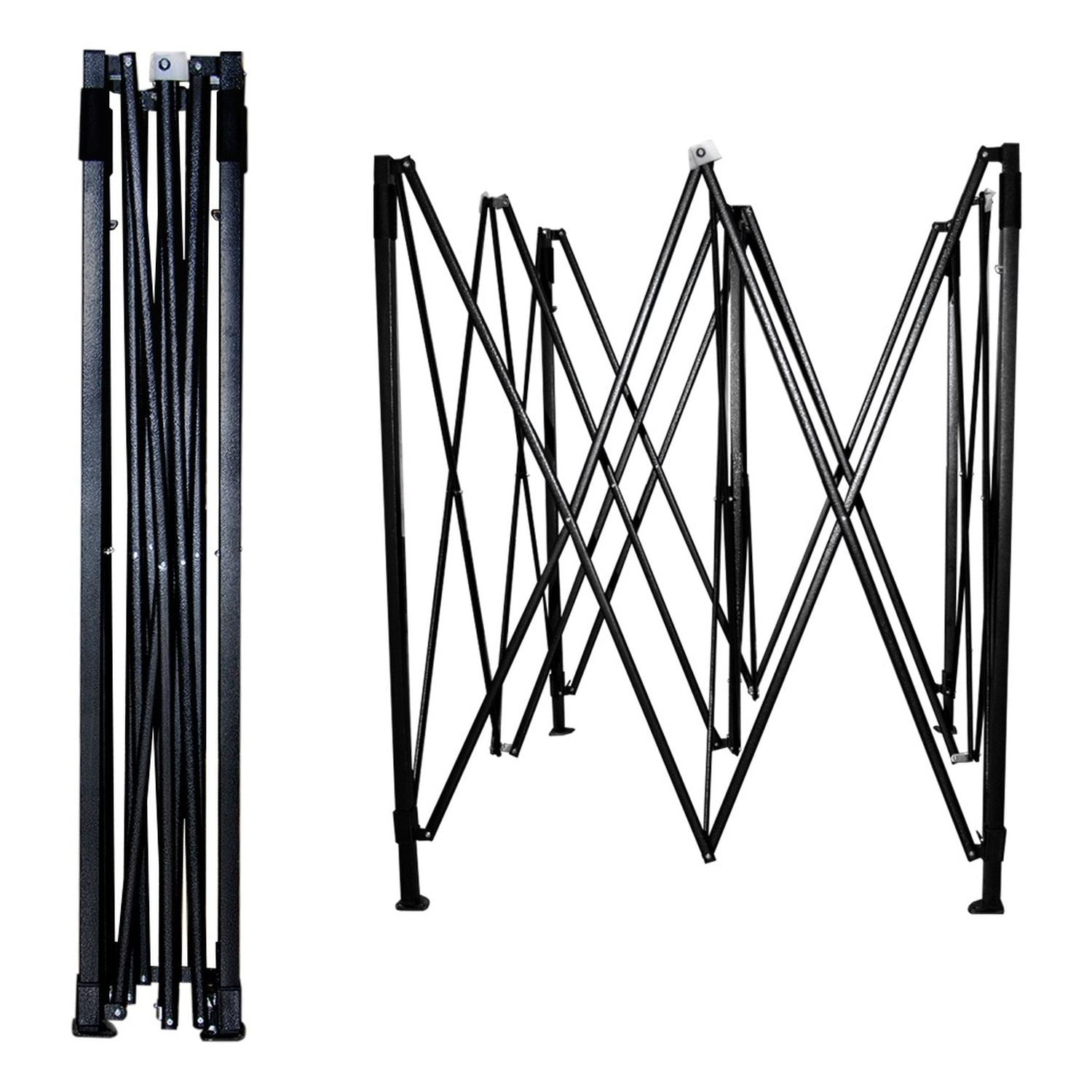 Carpa Toldo 3x3 Reforzado Plegable Impermeable Jardin 3 X 3 Roja