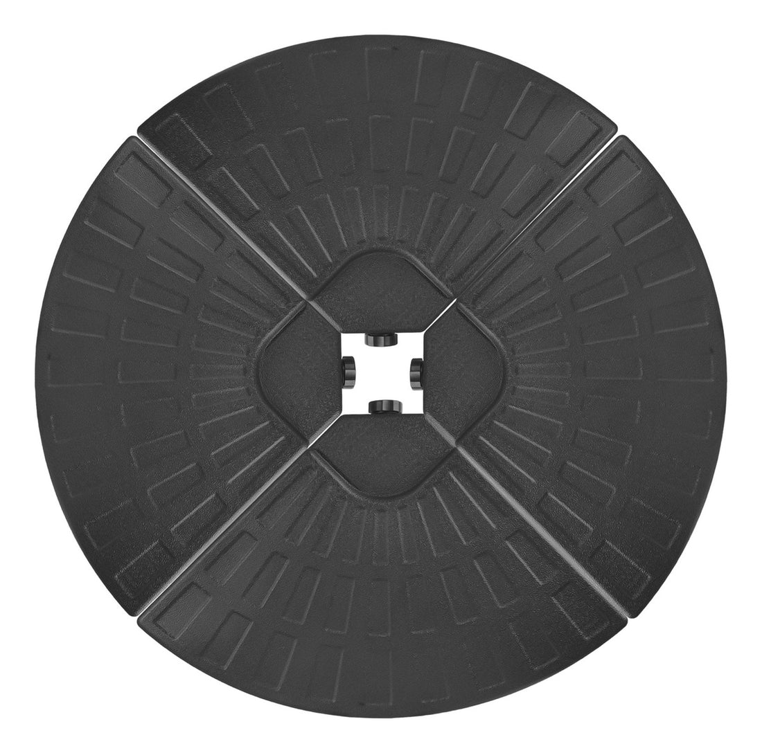 Sombrilla Grande Exterior Playa Jardin 3m + Base Contrapeso Blanco