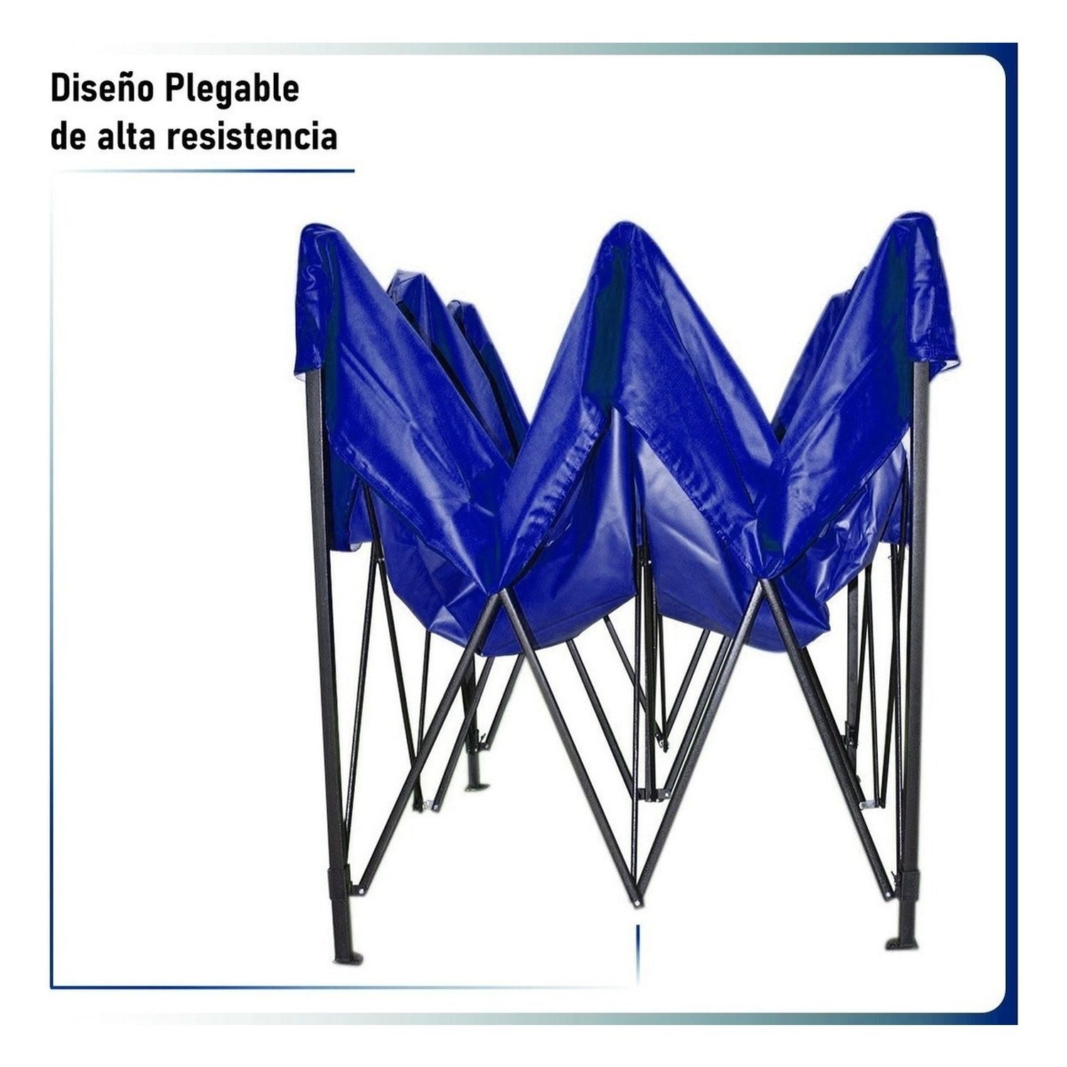 Carpa Toldo 3x3 Reforzado Plegable Impermeable Jardin 3 X 3