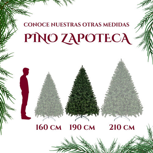 Arbol Navidad Artificial Premium Verde 1.90m Pino Jardimex