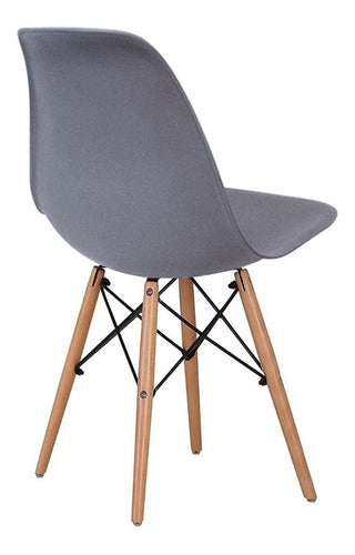 Silla Eames Gris Decoracion Interior Casa Hogar Lujo Hood Gris