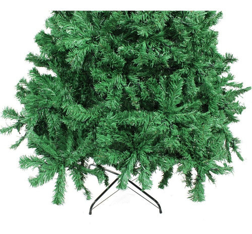 Arbol Navidad Verde Frondoso 2.20 Cm Luces Led 1104 Ramas
