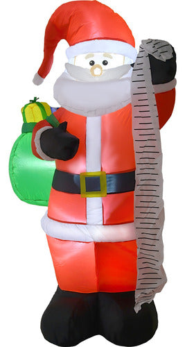Inflable Navidad Santa Claus Papa Noel 1.87m Decoracion Led