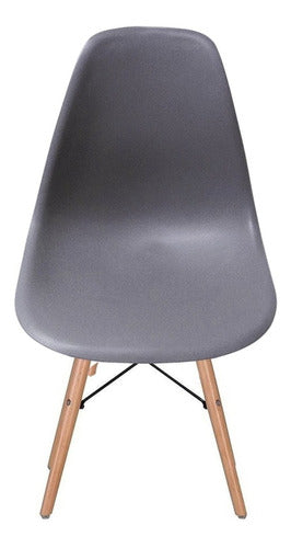 Silla Eames Gris Decoracion Interior Casa Hogar Lujo Hood Gris