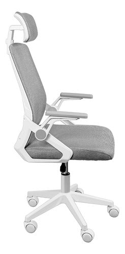 Silla Oficina Ajustable Ergonomica Escritorio Giratoria Gris