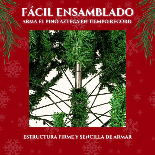 Arbol Navidad Pino Jardimex 170 Cm Follaje Pachon Frondoso