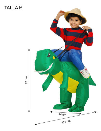 Disfraz Dinosaurio Traje Inflable Montable Jurasico