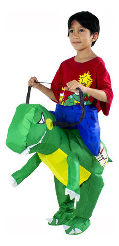 Disfraz Dinosaurio Traje Inflable Montable Jurasico