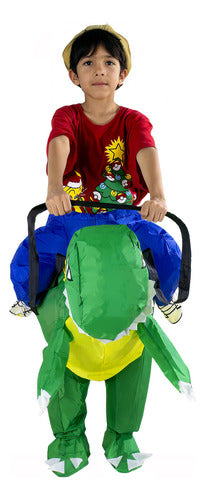 Disfraz Dinosaurio Traje Inflable Montable Jurasico