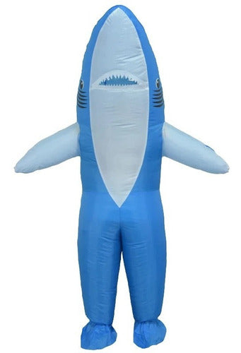Disfraz Inflable De Tiburón Adulto Haloween Fiestas