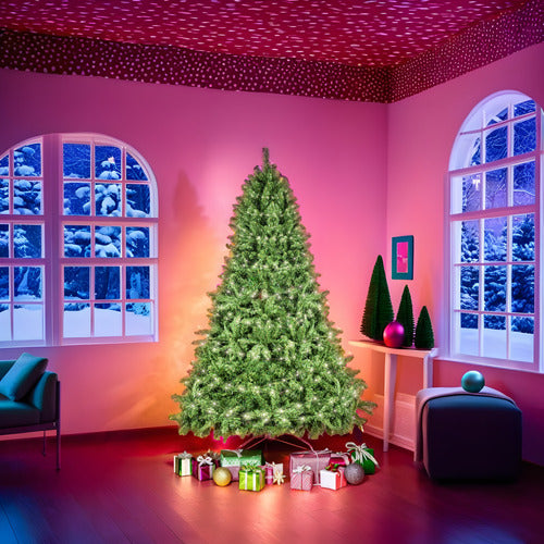 Arbol Navidad Pino Jardimex 170 Cm Follaje Pachon Frondoso