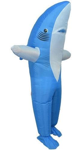Disfraz Inflable De Tiburón Adulto Haloween Fiestas