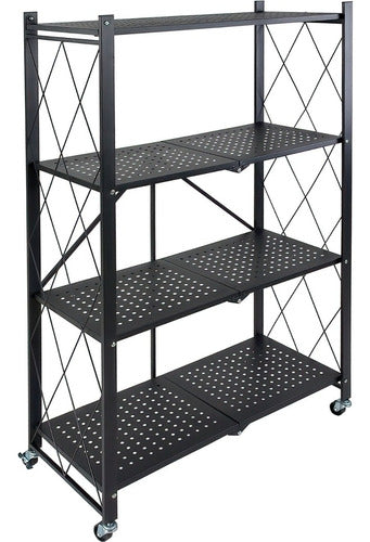 Estante Anaquel Organizador Plegable 4 Niveles Rack Metalico