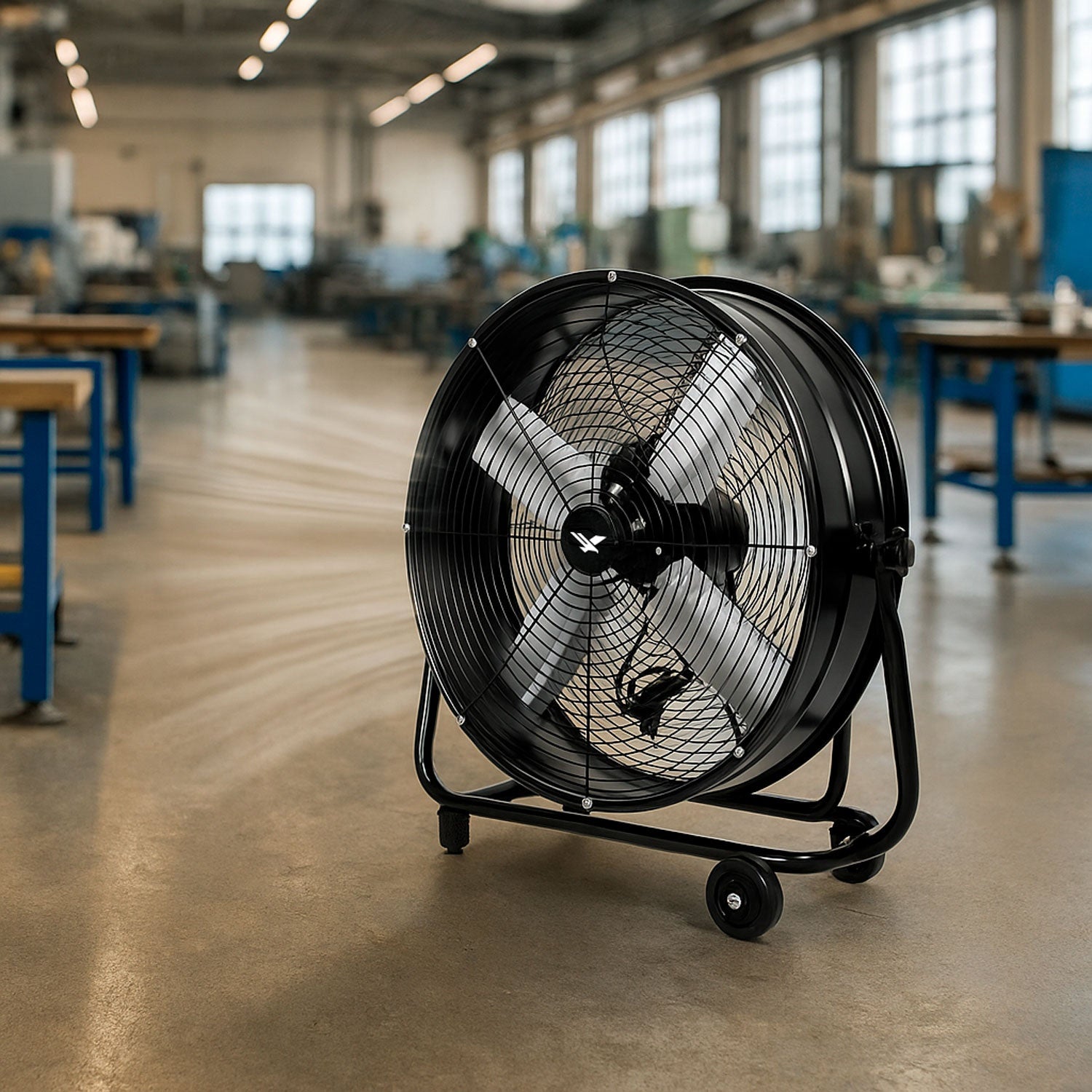 Ventilador Industrial Gutstark Metalico Piso 180w 2 Velocidades 30&