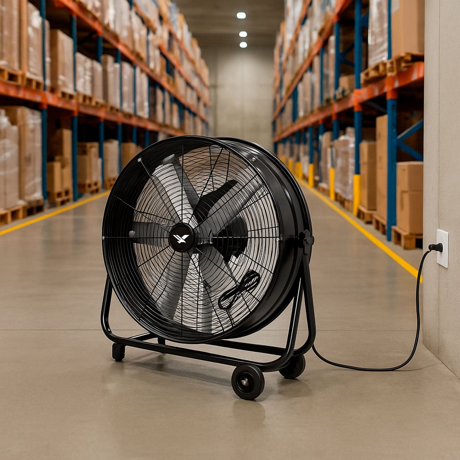 Ventilador Industrial Gutstark Metalico Piso 180w 2 Velocidades 30&