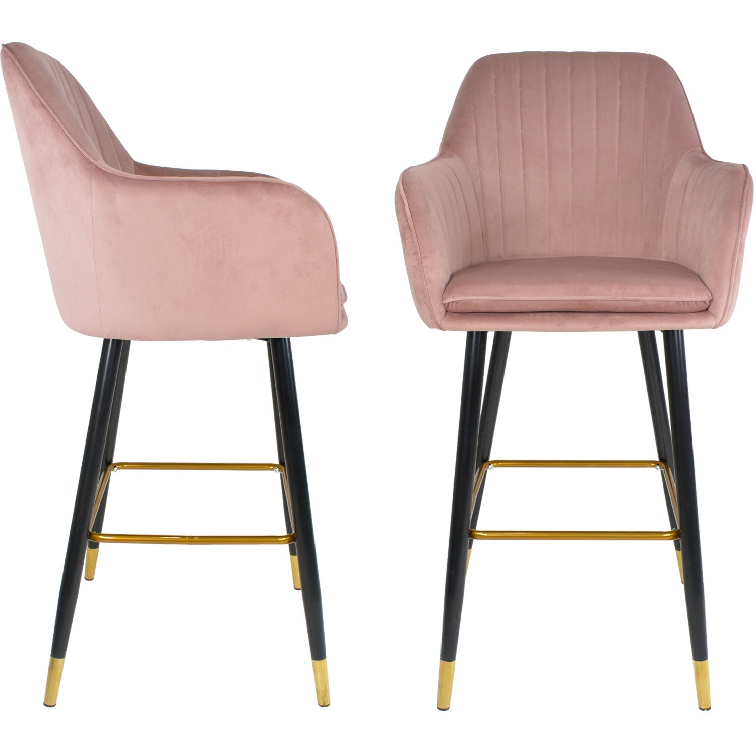 Silla Eames Alta Tapizada Sillon Banco Terciopelo