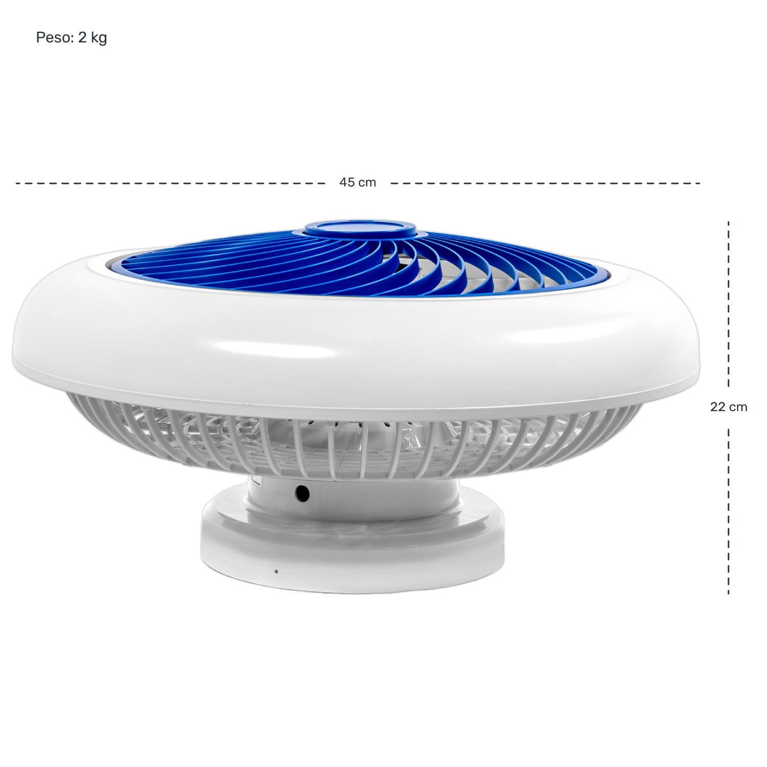 Ventilador Techo Inteligente Lampara App 18 Control Remoto