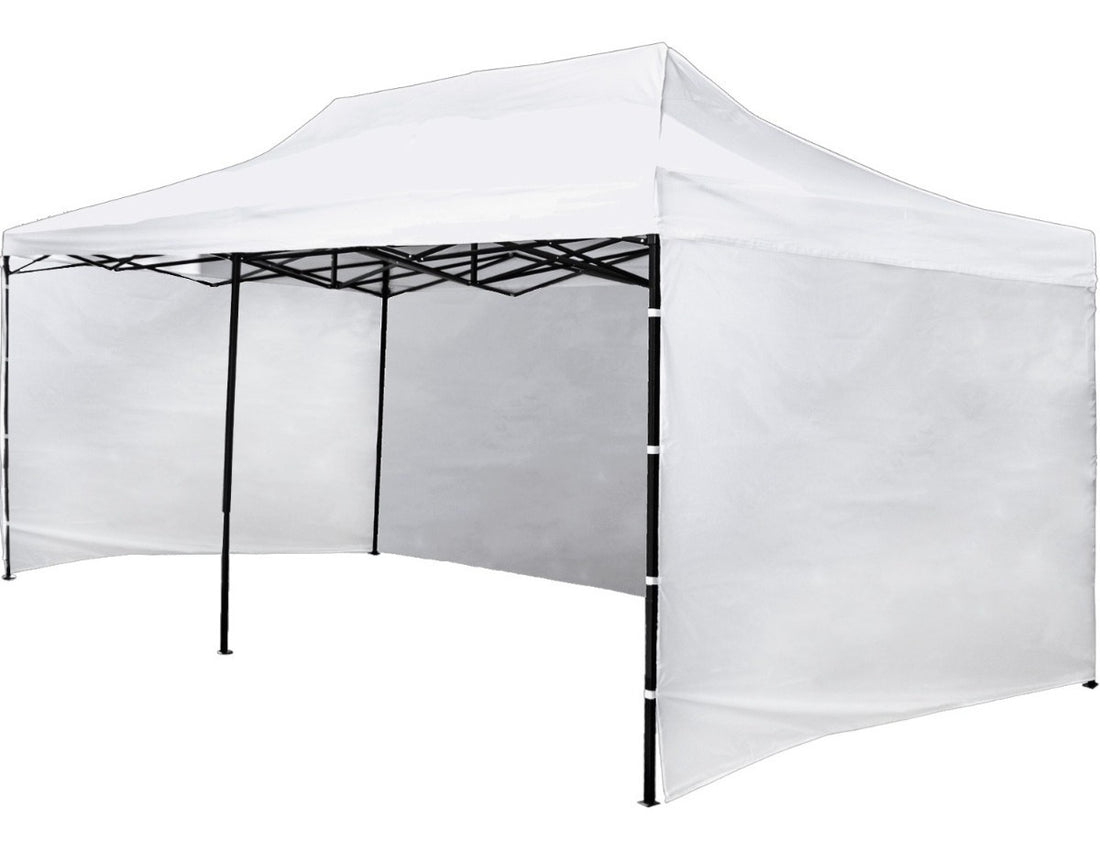 Toldo Carpa 6x3 Metros Paredes Impermeable Contra Rayos Uv blanco