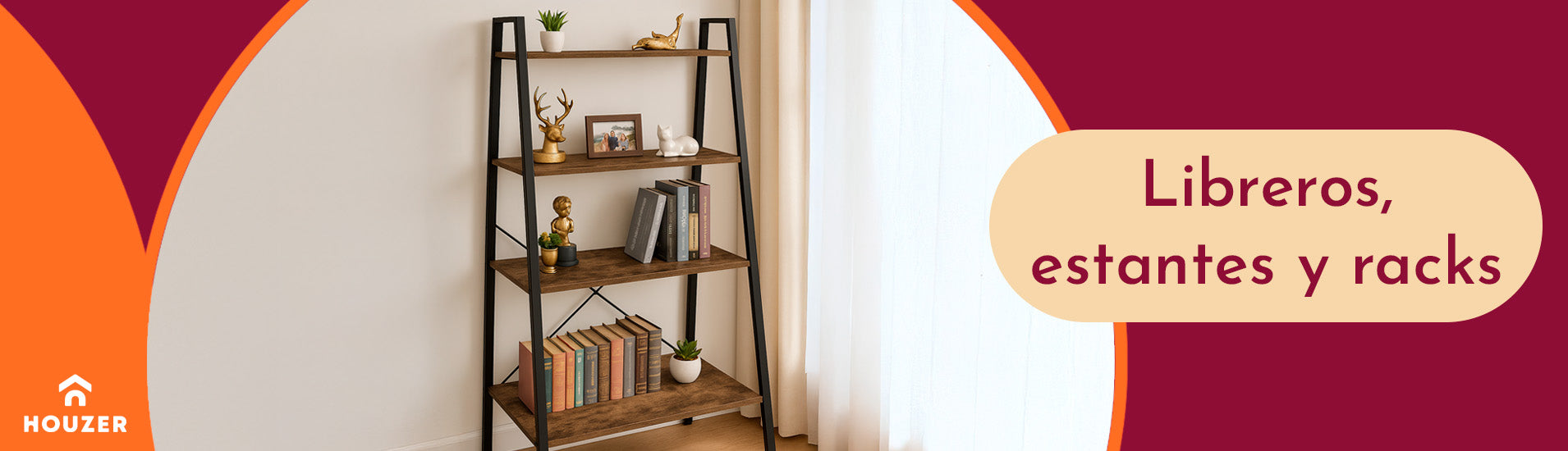 LIBREROS, ESTANTES Y RACKS