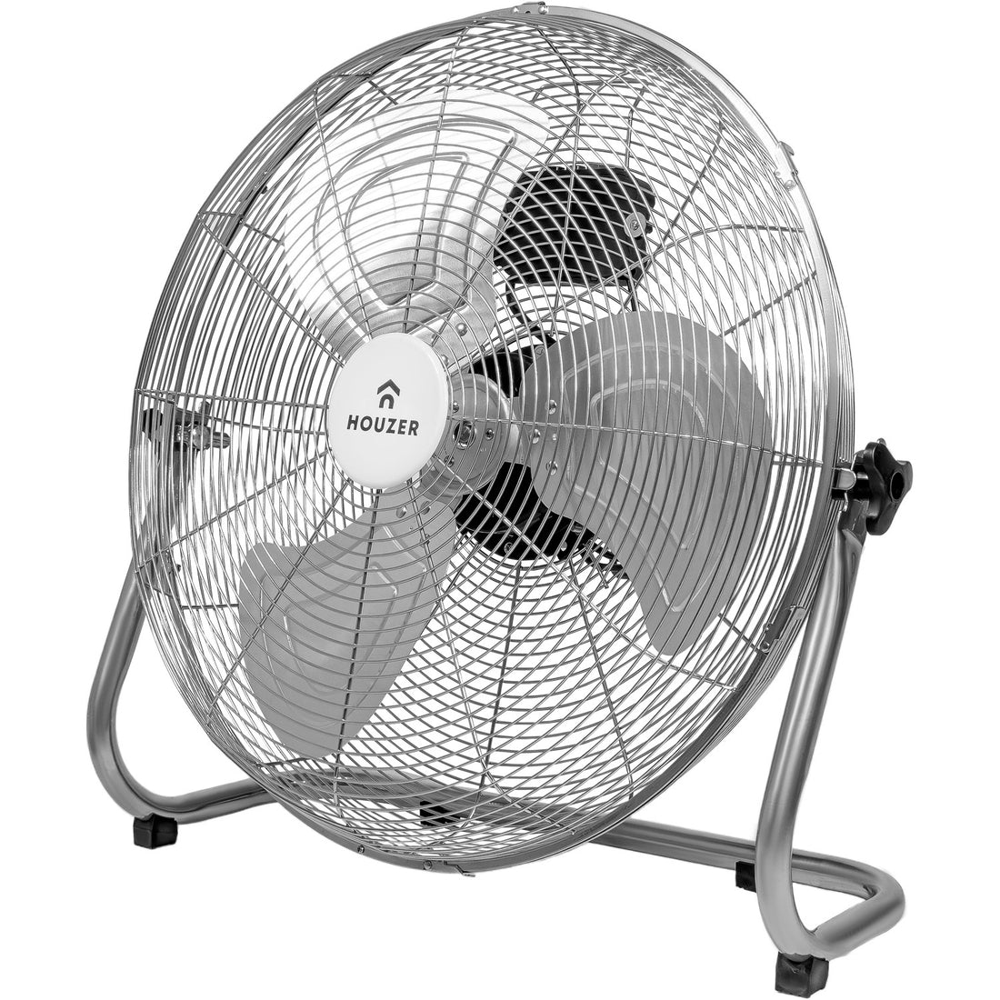 Ventilador De Piso Pared 23 Gris 3 Aspas Metal Potente Casa