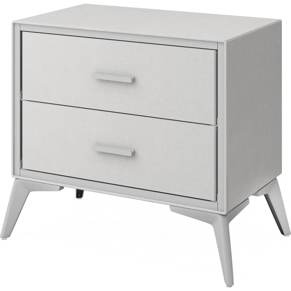 Buro Cajonera Tela Tejido Comoda Mesita Noche Recamara Color Gris