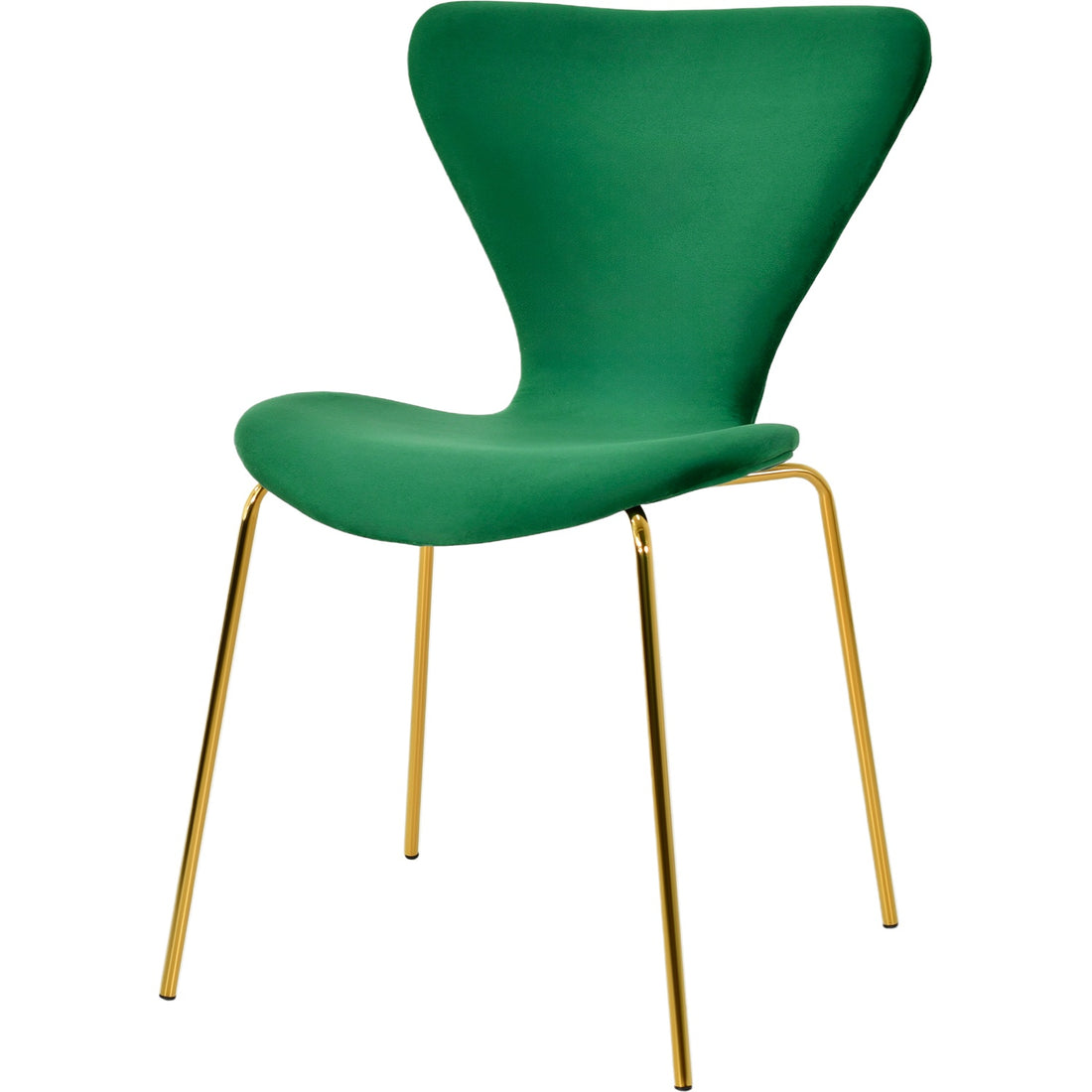 Silla Terciopelo Comedor Tapizada Minimalista Verde