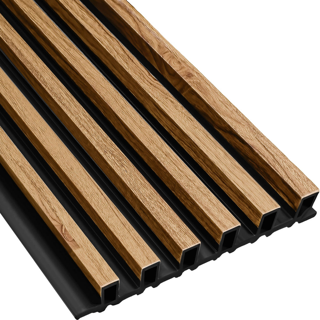 Lambrin Panel Decorativo 3d Set 10pz 1.8m2 Interior Exterior Color Marrón Tipo Madera