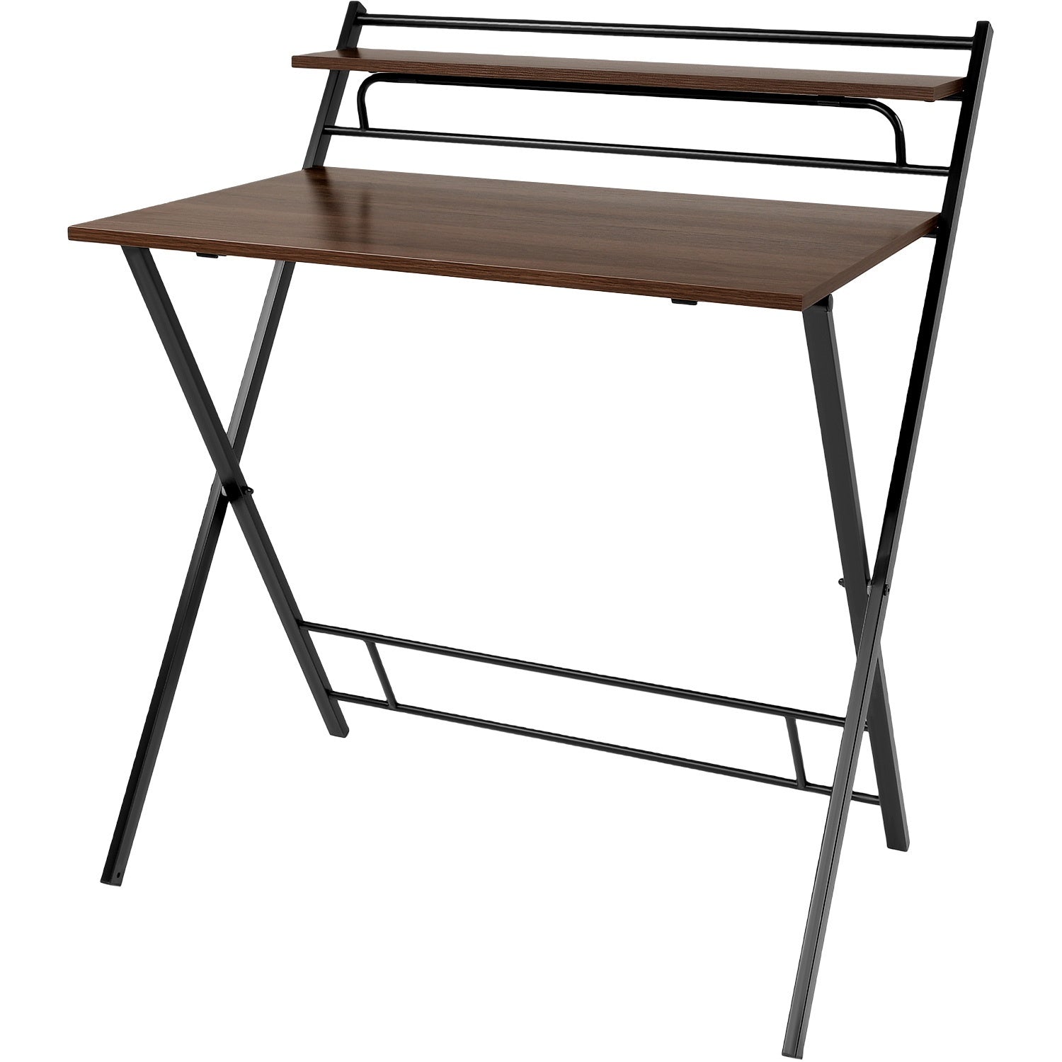 Escritorio Plegable 2 Niveles Mesa Trabajo Hogar Oficina