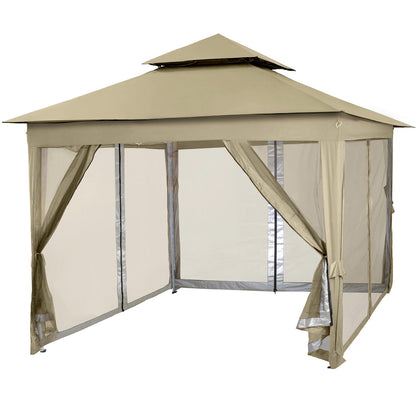 Toldo Carpa Gazebo 3x3 Plegable Mosquitero Exterior