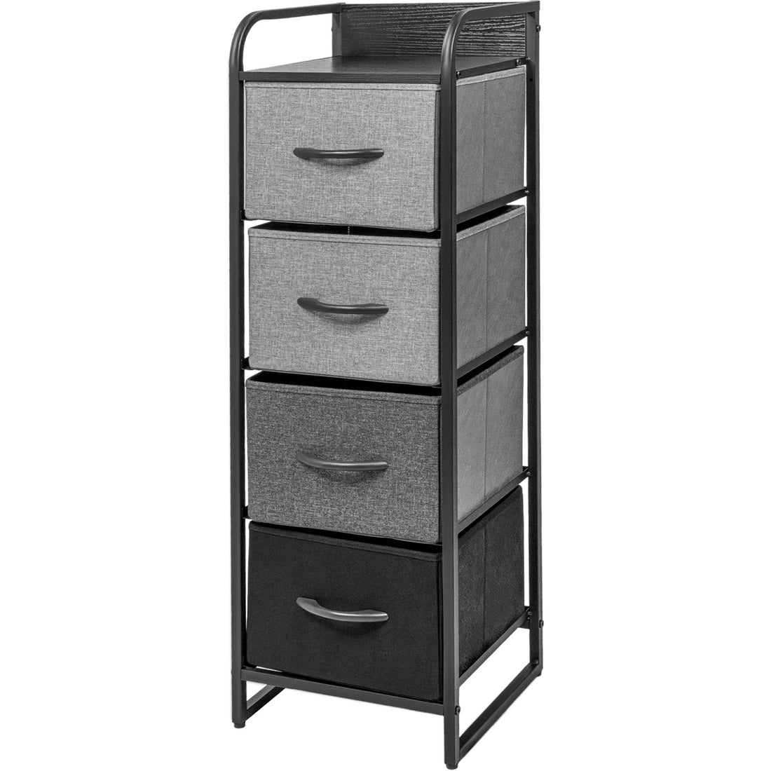 Mueble Buro Torre Mueble Moderno Organizador 4 Cajones Tela