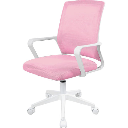 Silla Oficina Ajustable Ergonomica Escritorio Giratoria Rosa