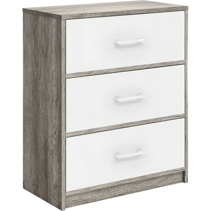 Mueble Comoda Cajonera 3 Cajones Tela Estructura Acero Mdf