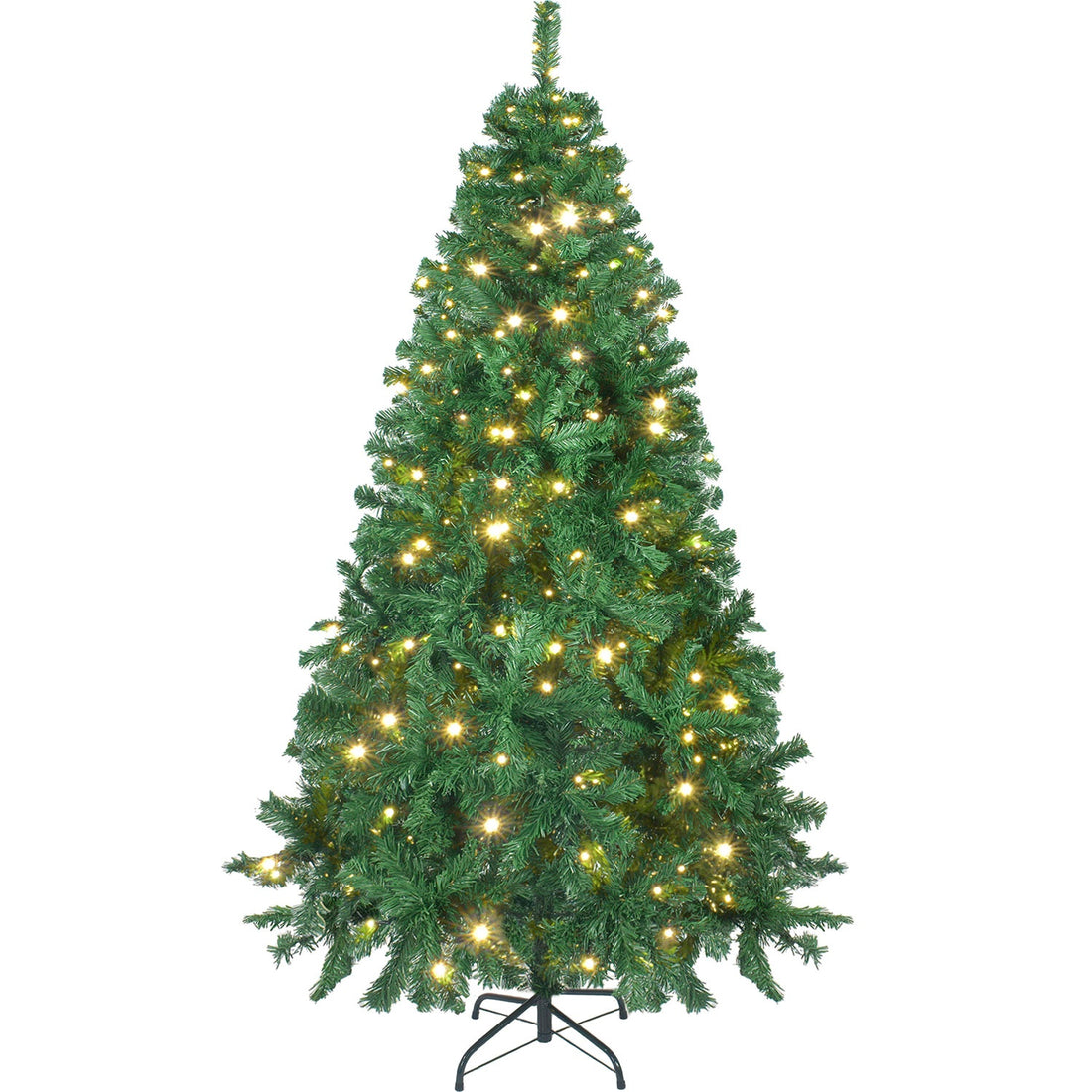 Arbol Navidad Verde 190 Cm Frondoso Luces Led 736 Ramas