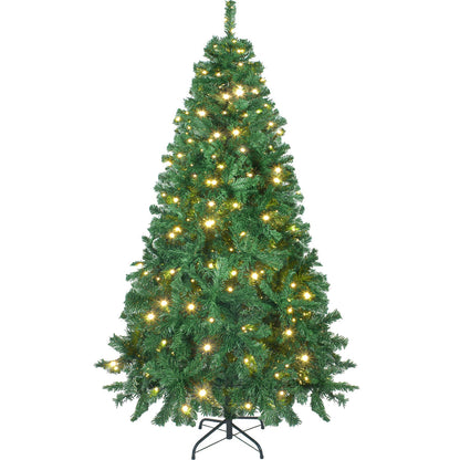Arbol Navidad Verde 190 Cm Frondoso Luces Led 736 Ramas
