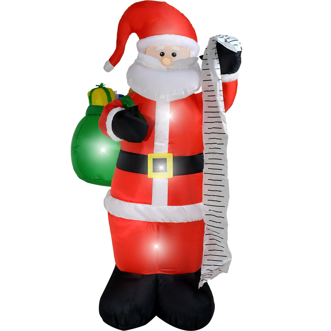 Inflable Navidad Santa Claus Papa Noel 1.87m Decoracion Led