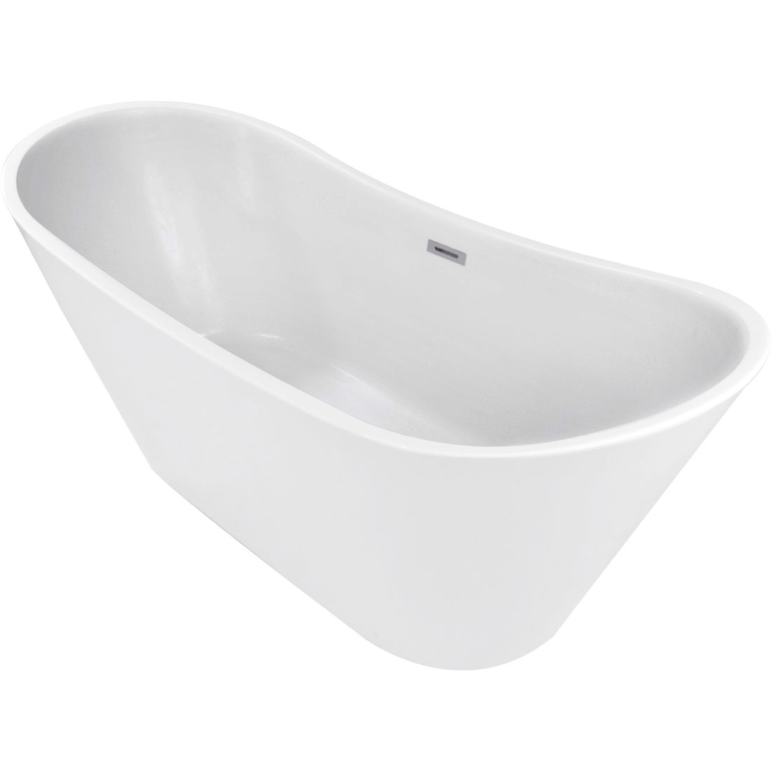 Tina Baño Fibra De Vidrio Bañera Lujo Teseo 170 X 72 X 70 Cm Blanca