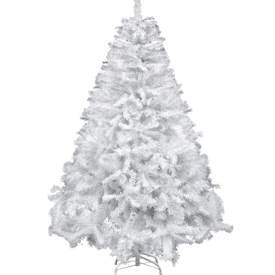Arbol Navidad 1.90m Artificial Blanco Pino Frondoso Jardimex