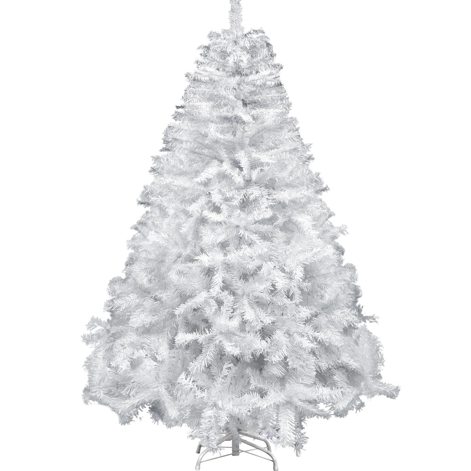 Arbol Navidad 1.90m Artificial Blanco Pino Frondoso Jardimex