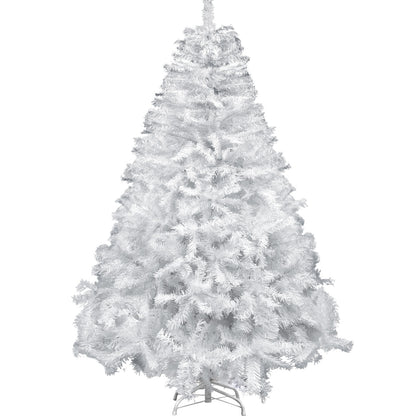 Arbol Navidad 1.90m Artificial Blanco Pino Frondoso Jardimex