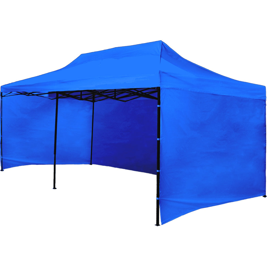 Toldo Carpa 6x3 Metros Paredes Impermeable Contra Rayos Uv azul