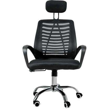 Silla De Oficina Alta Ejecutiva Escritorio Ajustable Mesh Negro