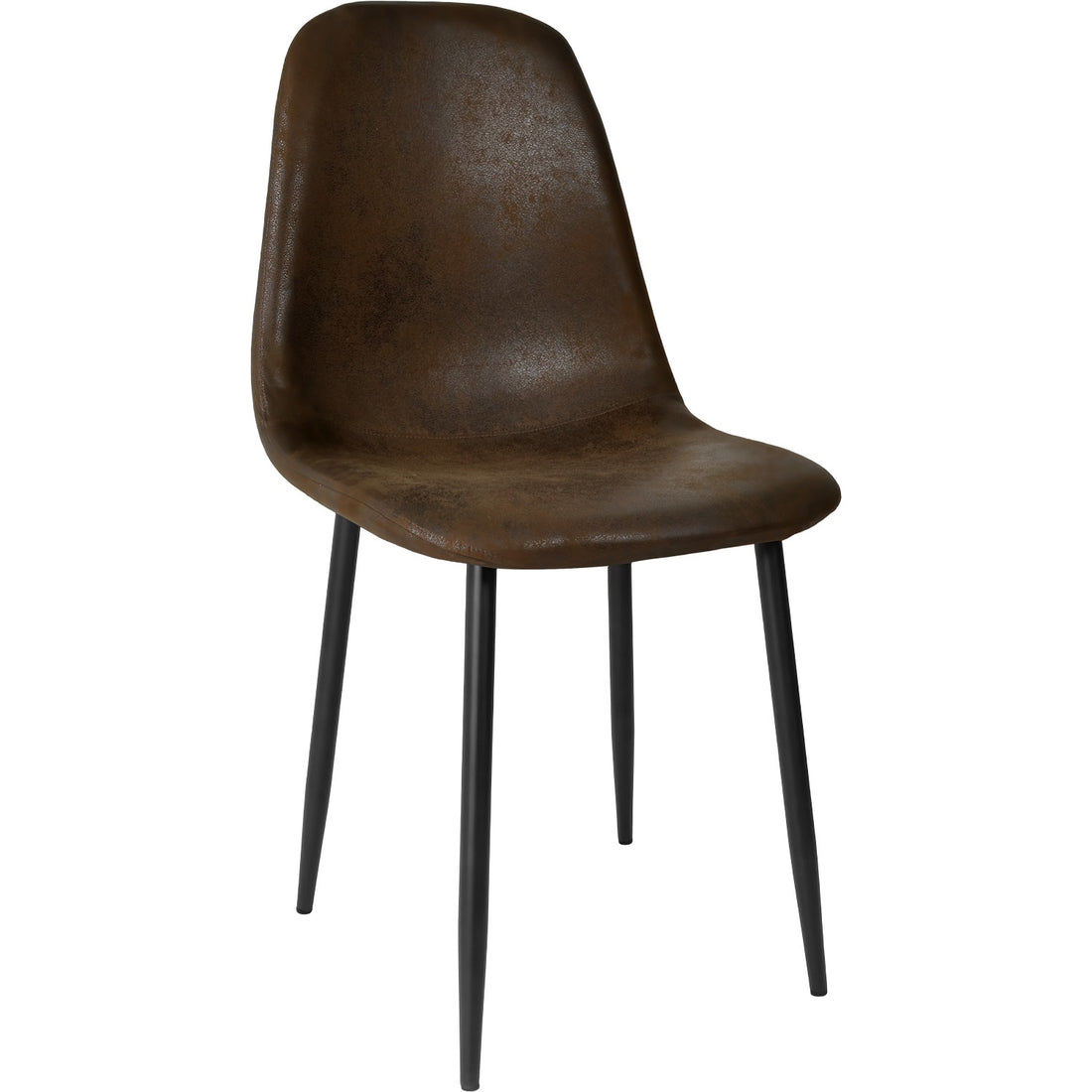 Set 4 Sillas Modernas Juego Comedor Cocina Suede Gamuza Cafe