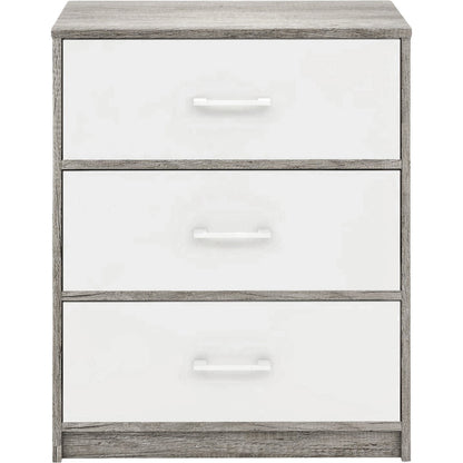Mueble Comoda Cajonera 3 Cajones Tela Estructura Acero Mdf