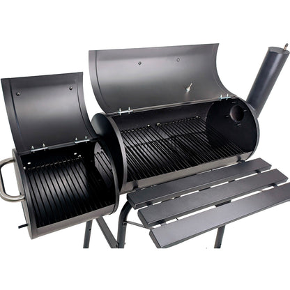 Asador Ahumador Bbq Parrilla Carne Portatil Carbon Leña