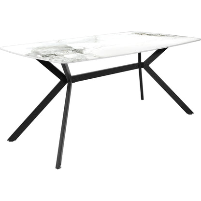 Mesa Comedor 6 Pers Marmol Granito Lujo Premium 162x90x74