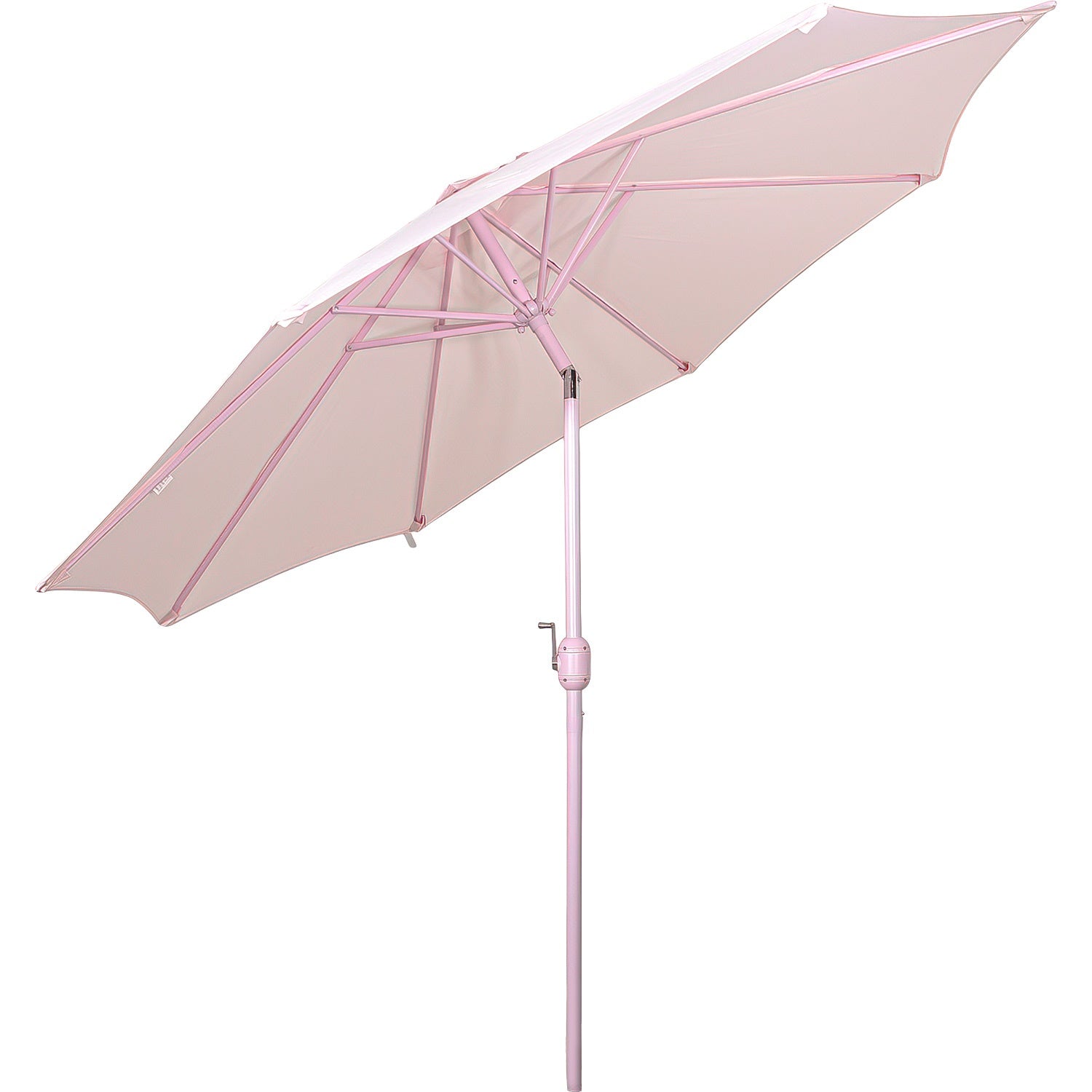 Sombrilla Jardin Exterior 2.63m Inclinacion Playa Terraza Color Rosa Lisa