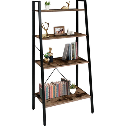 Librero Estante Tipo Escalera Minimalista 4 Niveles